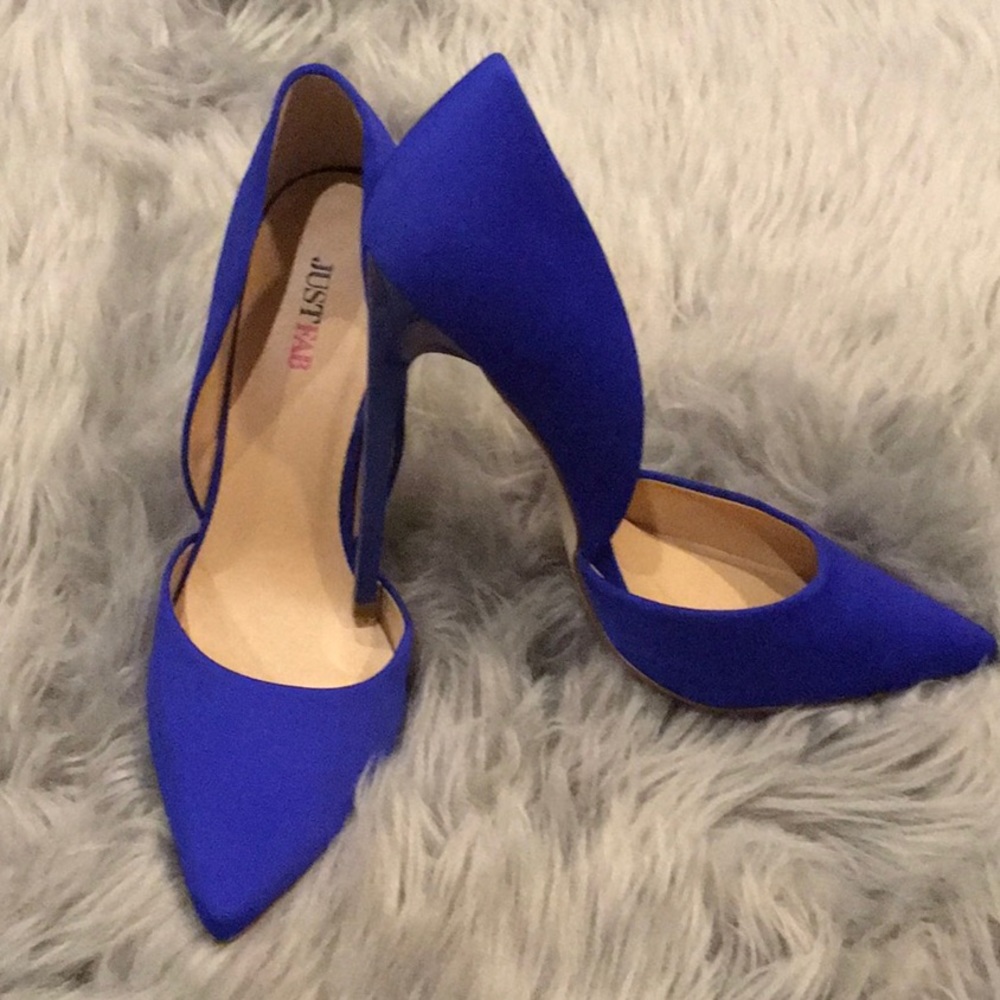 Royal Blue High Heels.